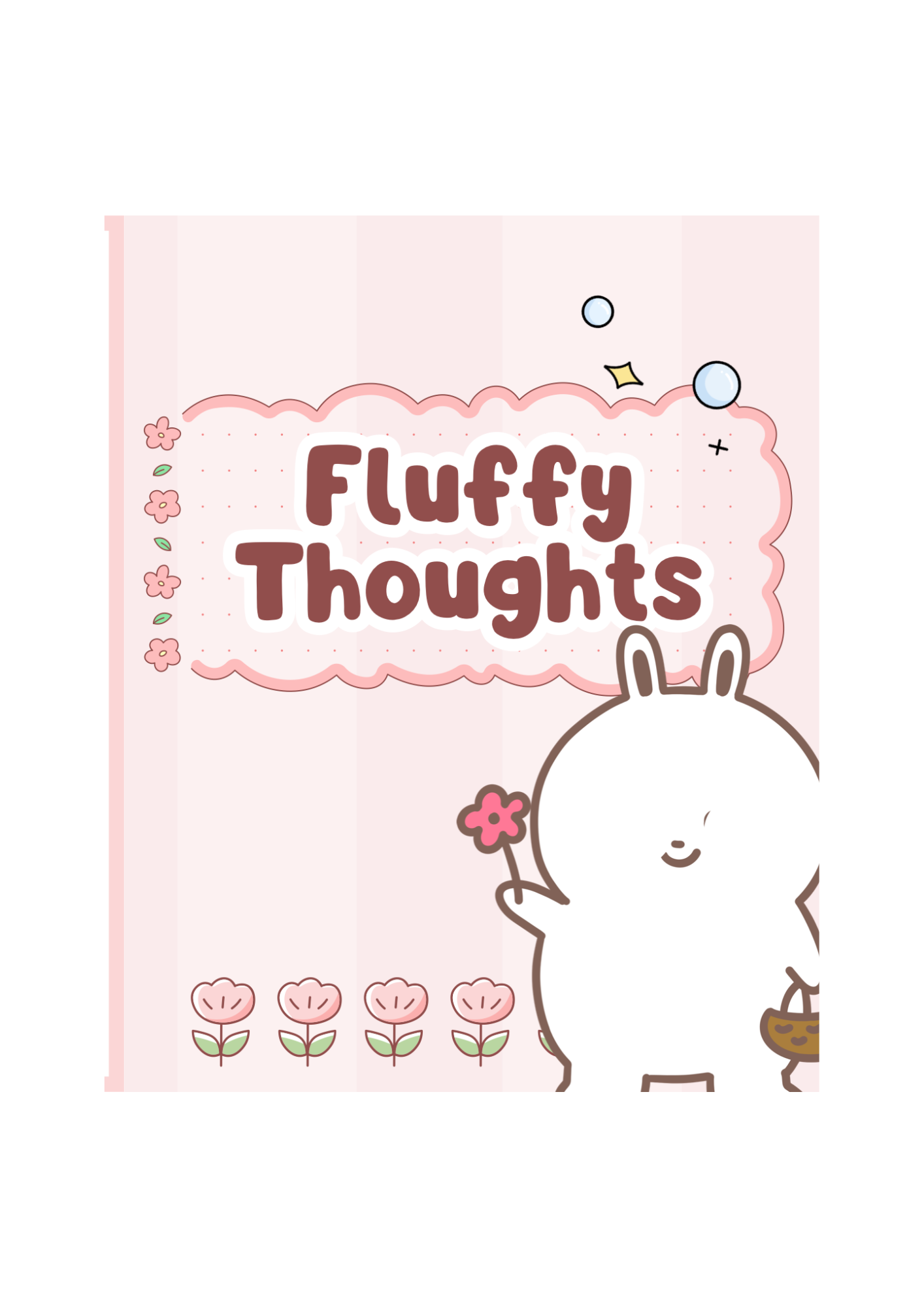 Fluffy Thoughts - Lined Journal