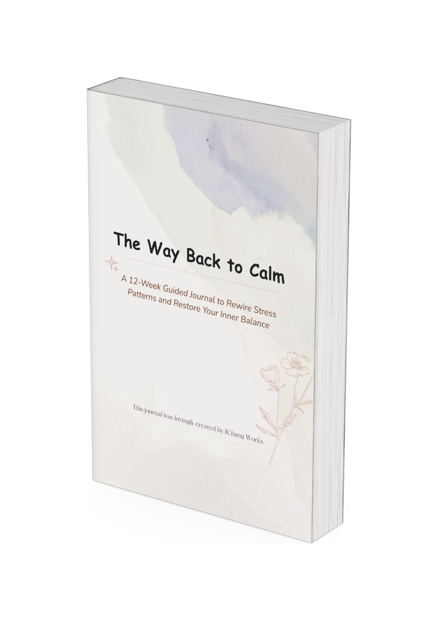 The Way Back to Calm - Wellness Journal